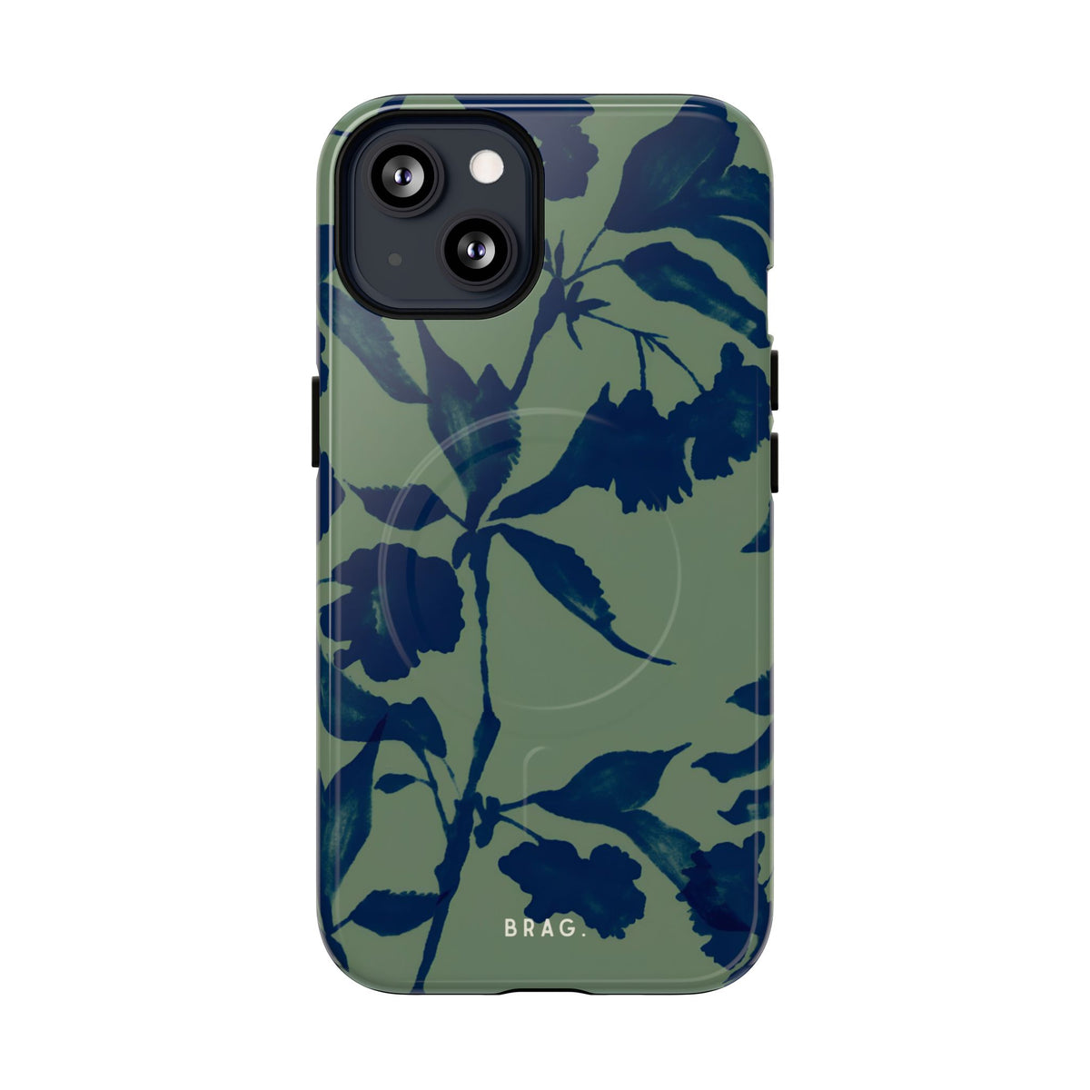 Sage Bloom MagSafe Tough Phone Case — Magnetic Protective Cover