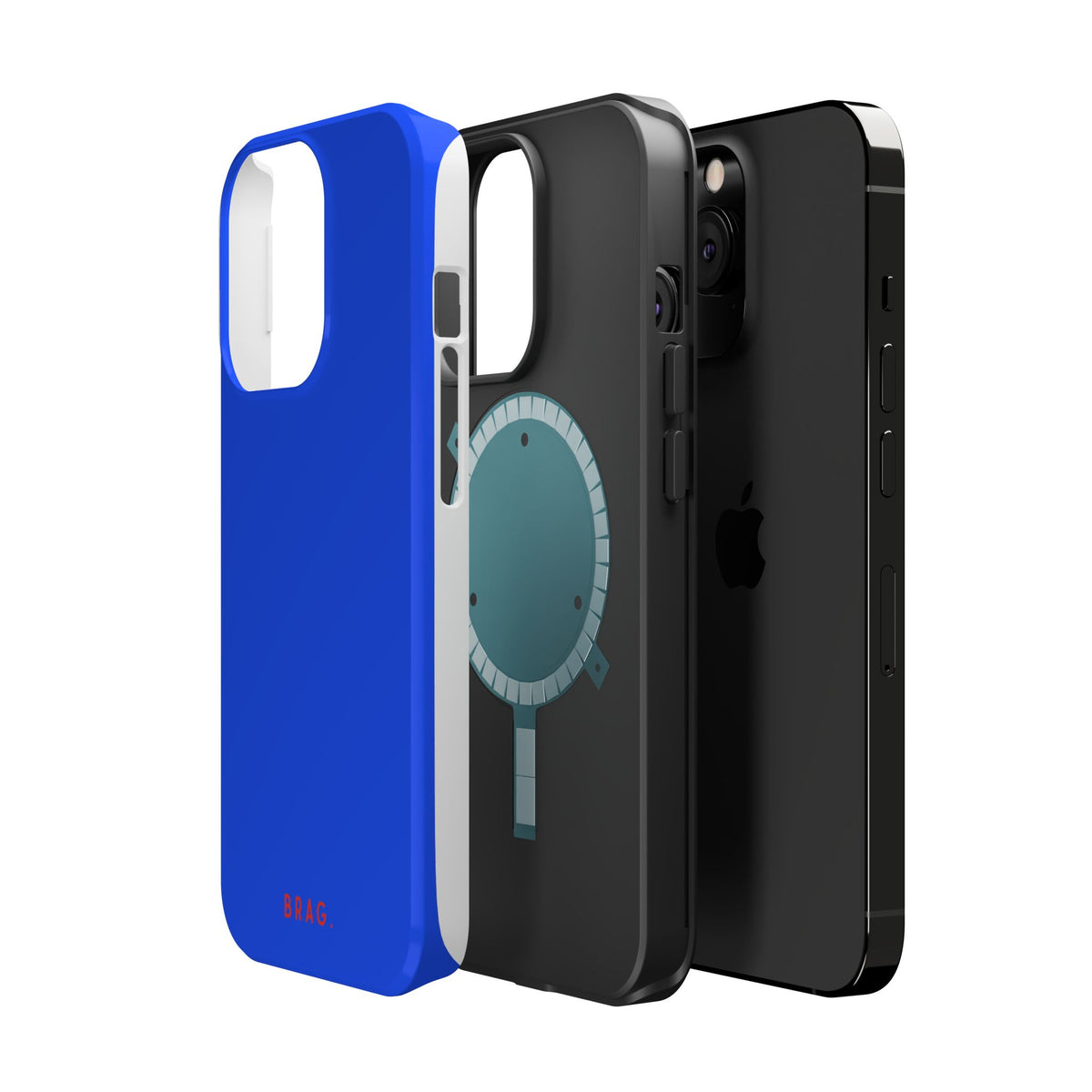 Brag Blue Magnetic Impact-Resistant Phone Case