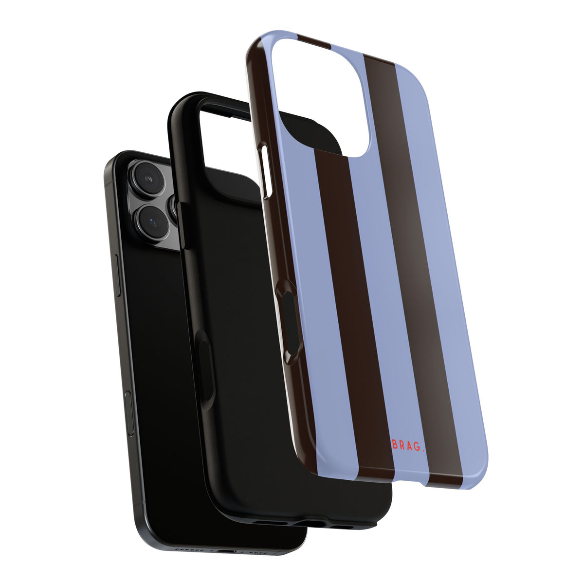 Grayscale Gradient Tough Phone Case – Shockproof Protective iPhone Cover