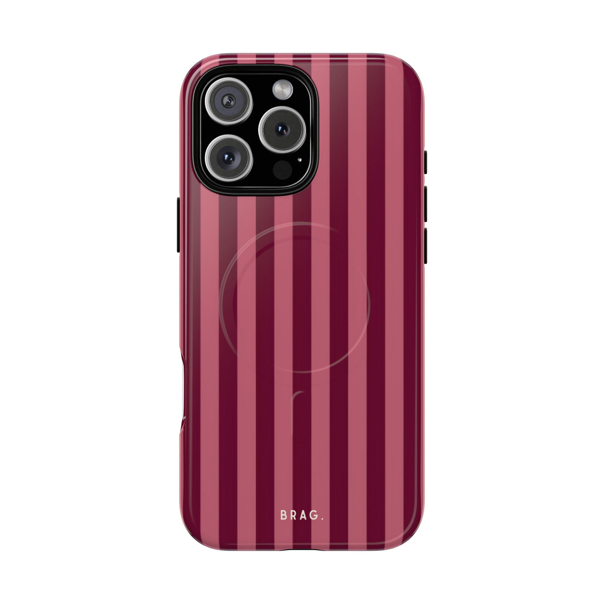 Hot Pink MagSafe Tough Phone Case — Magnetic Protective Cover