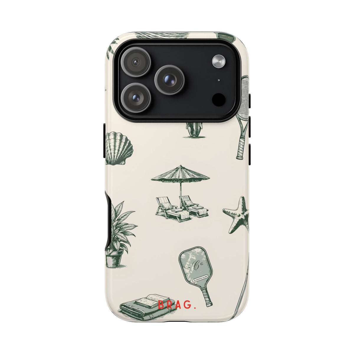 Beach Club Tough Phone Case – Shockproof Protective iPhone Cover