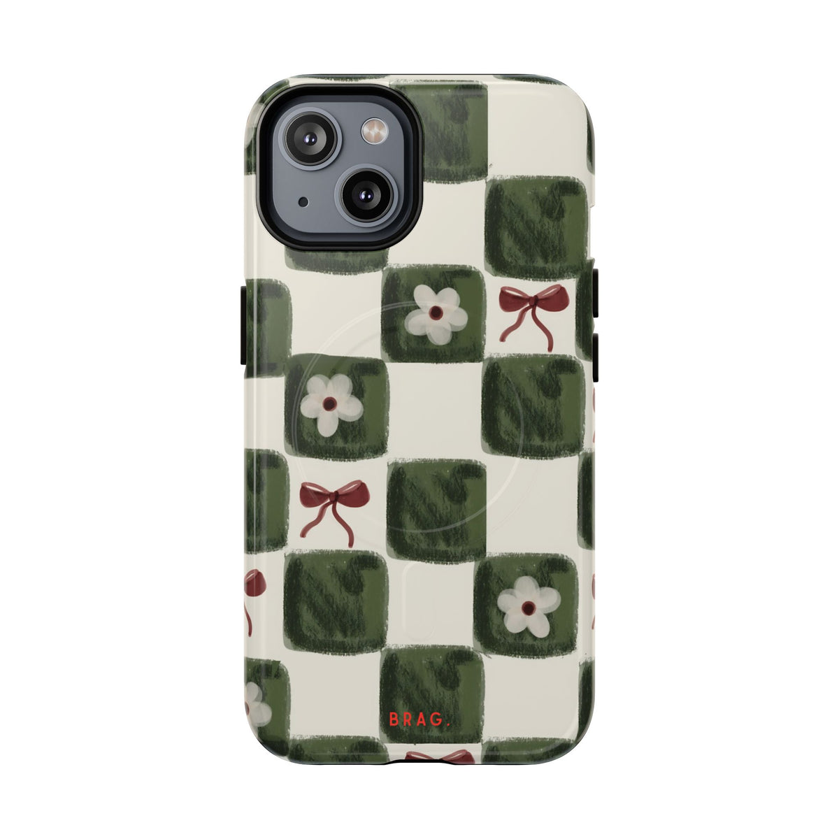 Garden Mosaic MagSafe Tough Phone Case — Magnetic Protective Cover