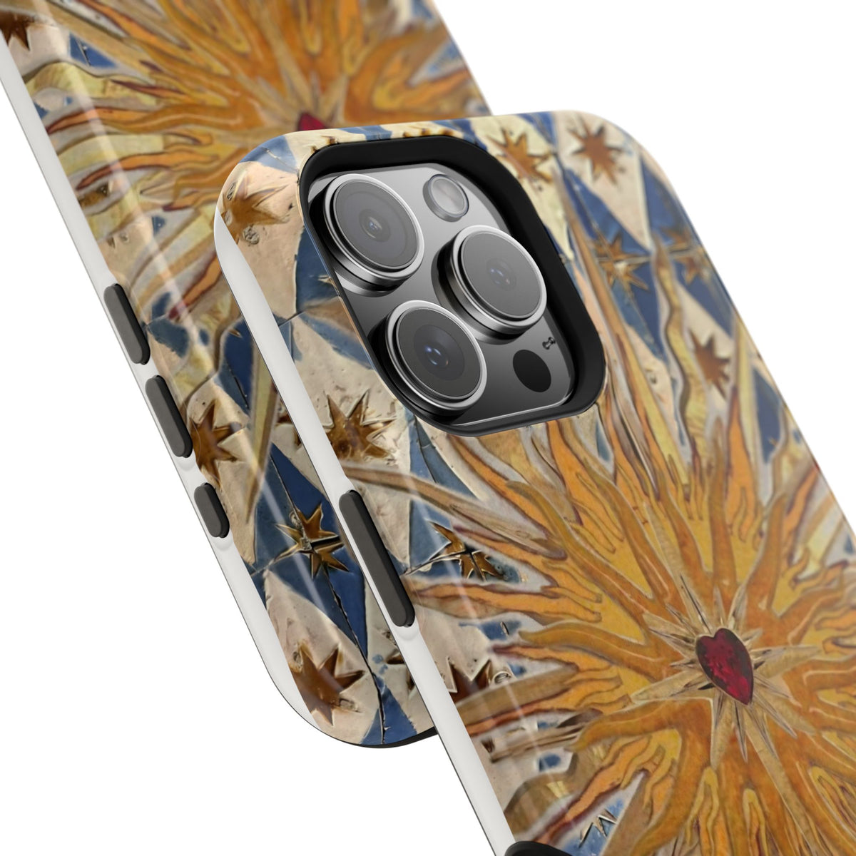 Fortune Heart Magnetic Impact-Resistant Phone Case