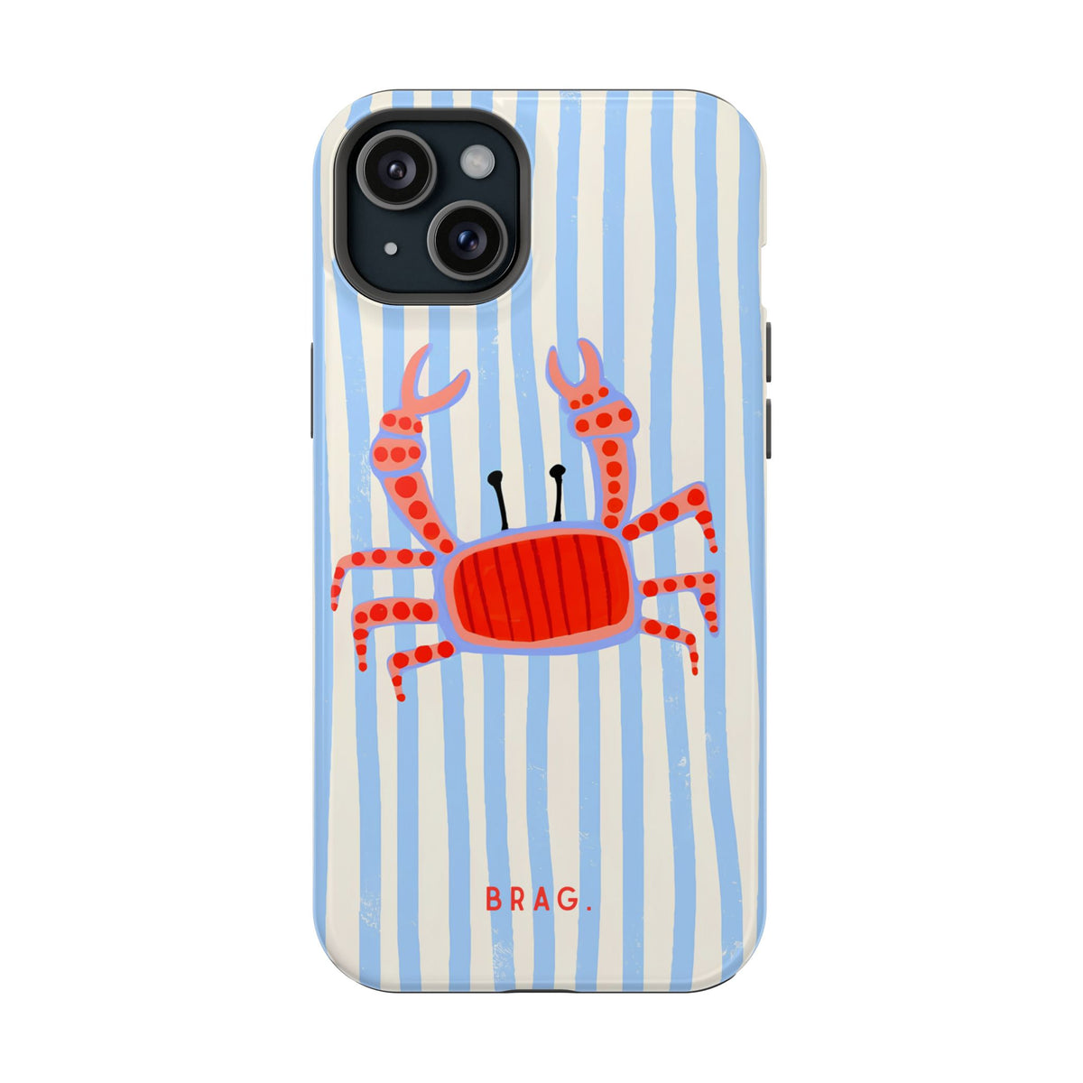 Azure Crab Magnetic Impact-Resistant Phone Case
