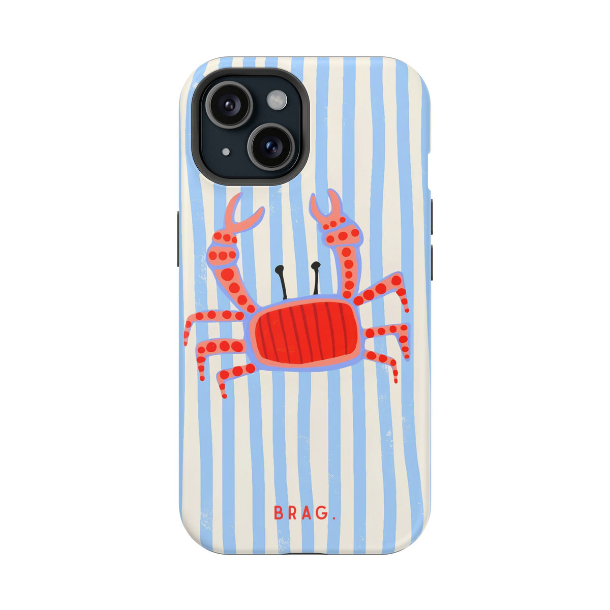 Azure Crab Magnetic Impact-Resistant Phone Case