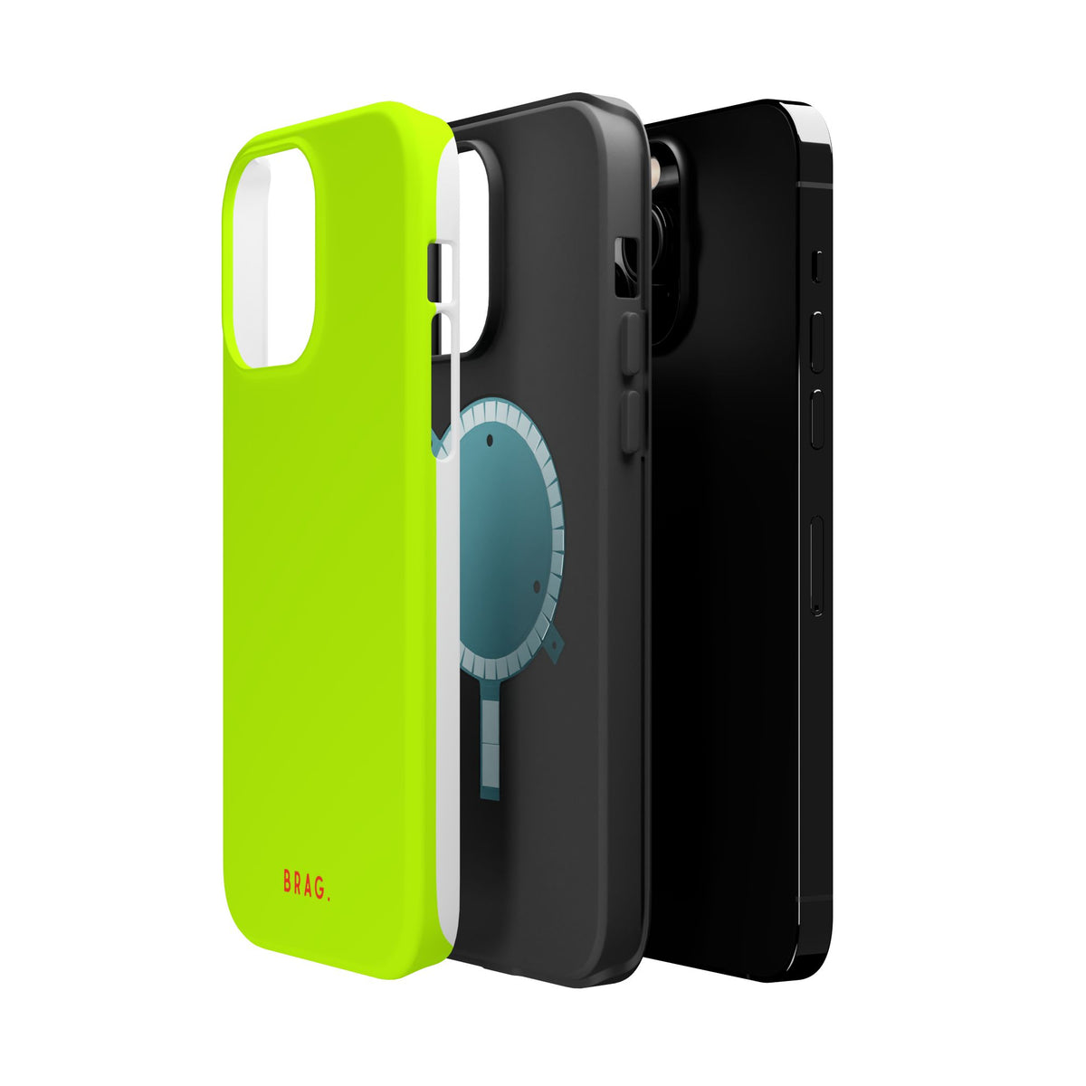 Brag Neon Magnetic Impact-Resistant Phone Case