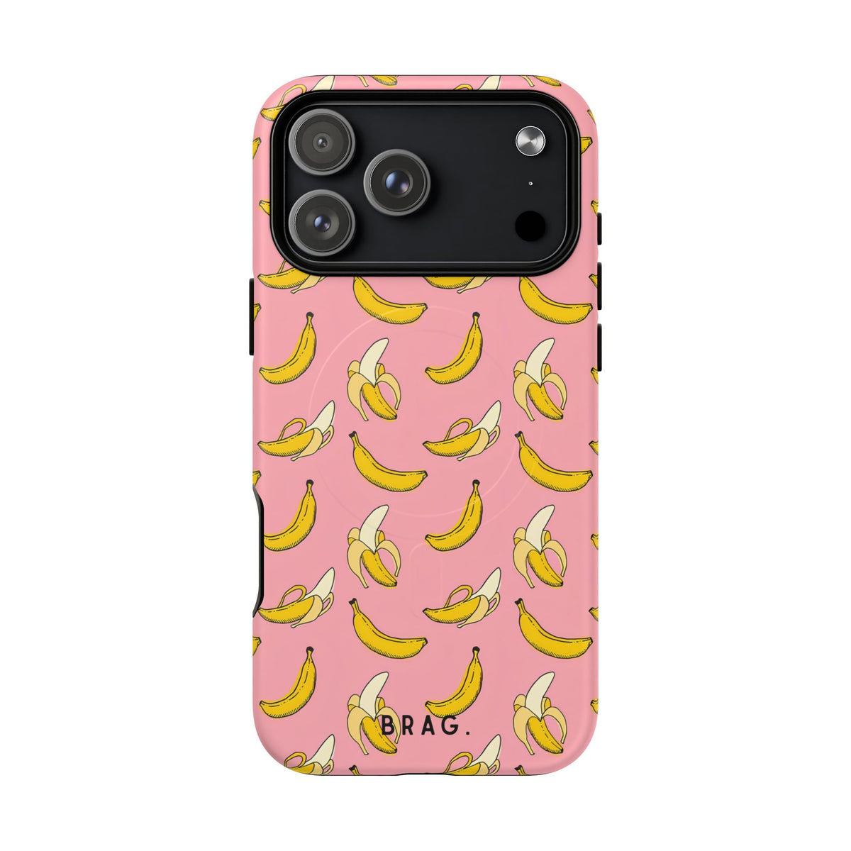 Banana Blush MagSafe Tough Phone Case — Magnetic Protective Cover