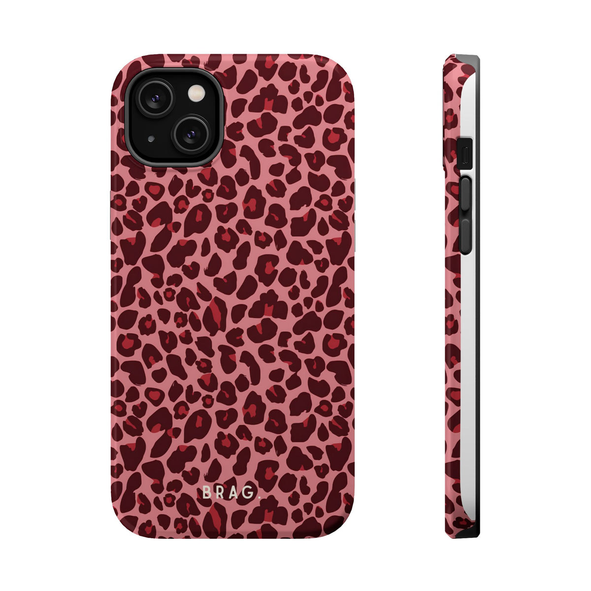 Leopard Love Magnetic Impact-Resistant Phone Case
