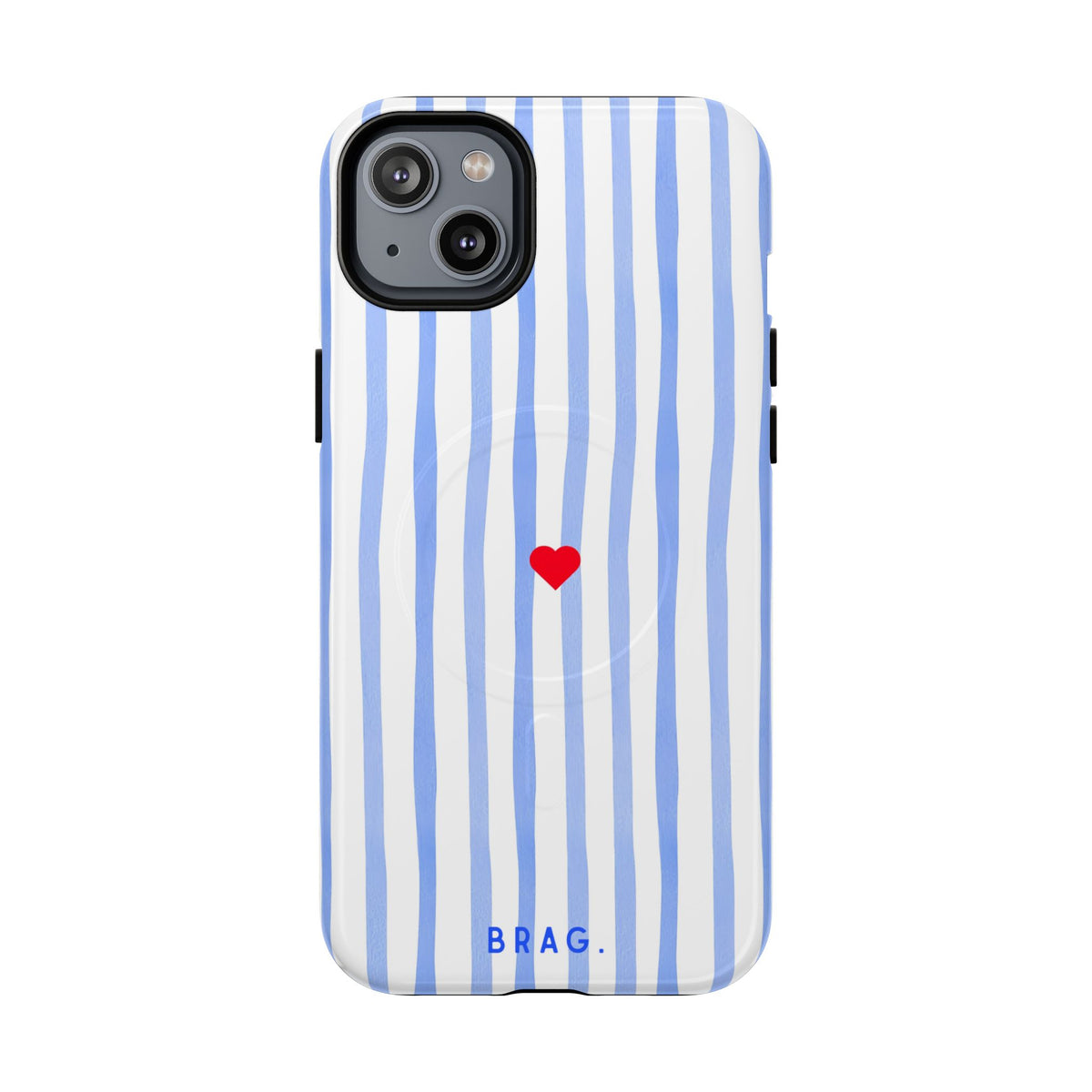 Blue Heart MagSafe Tough Phone Case — Magnetic Protective Cover