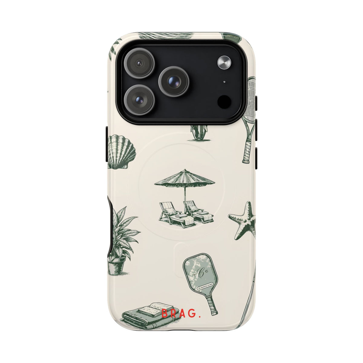 Beach Club MagSafe Tough Phone Case — Magnetic Protective Cover
