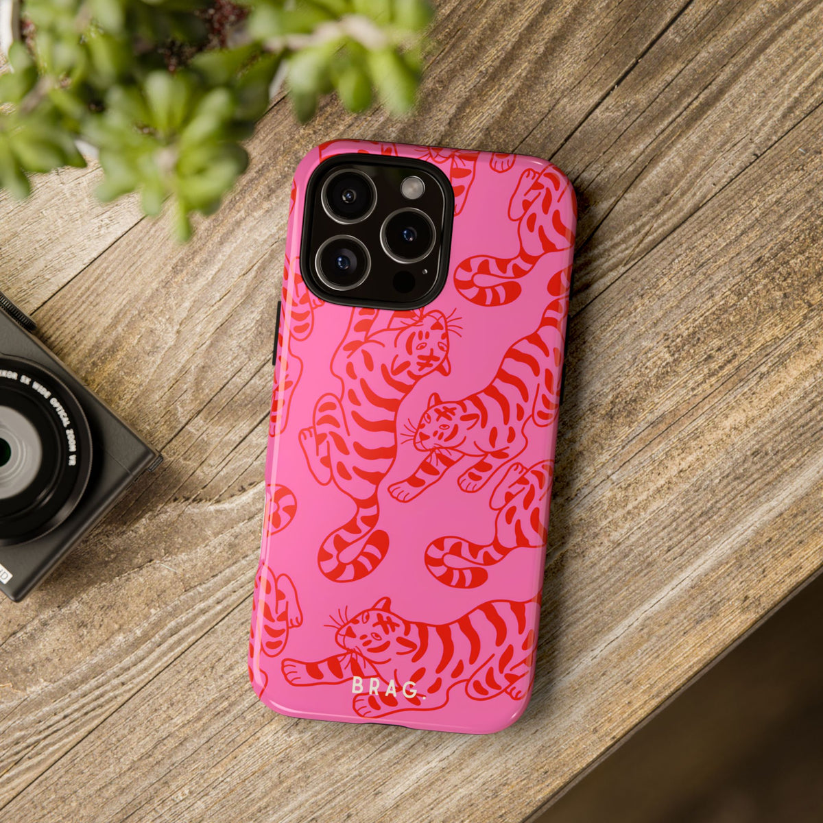 Tiger Lily Tough Phone Case – Shockproof Protective iPhone Cover