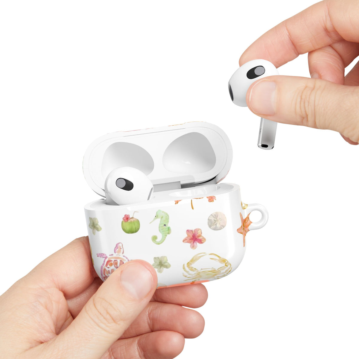 At The Beach AirPod Case – Slim Protective Charging Case