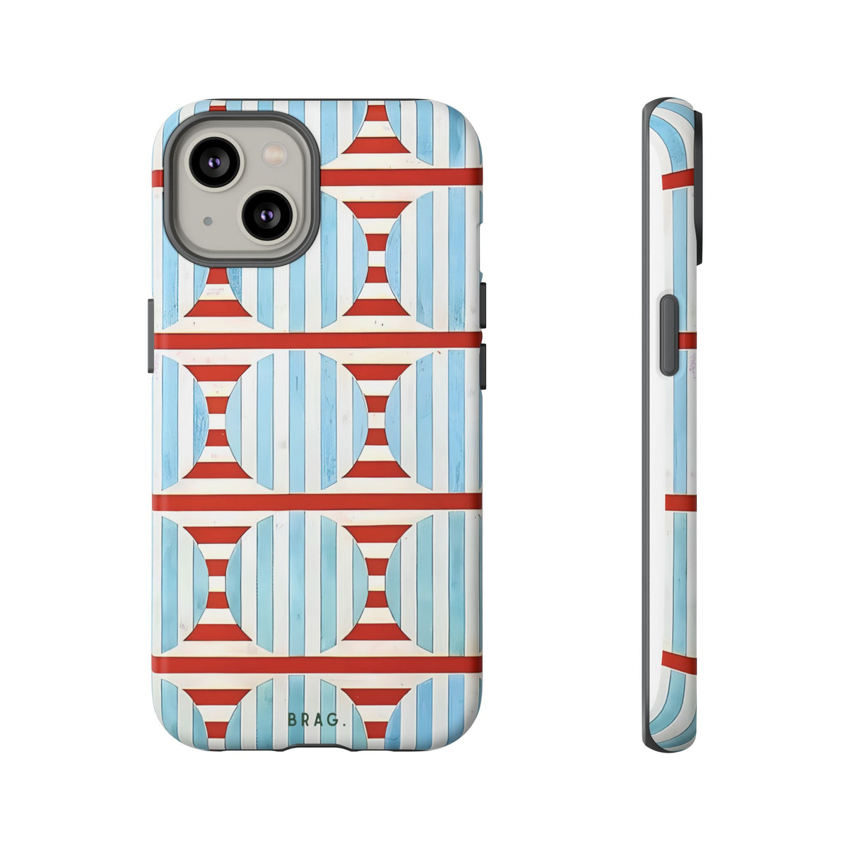 Riviera Stripe Tough Phone Case – Shockproof Protective iPhone Cover