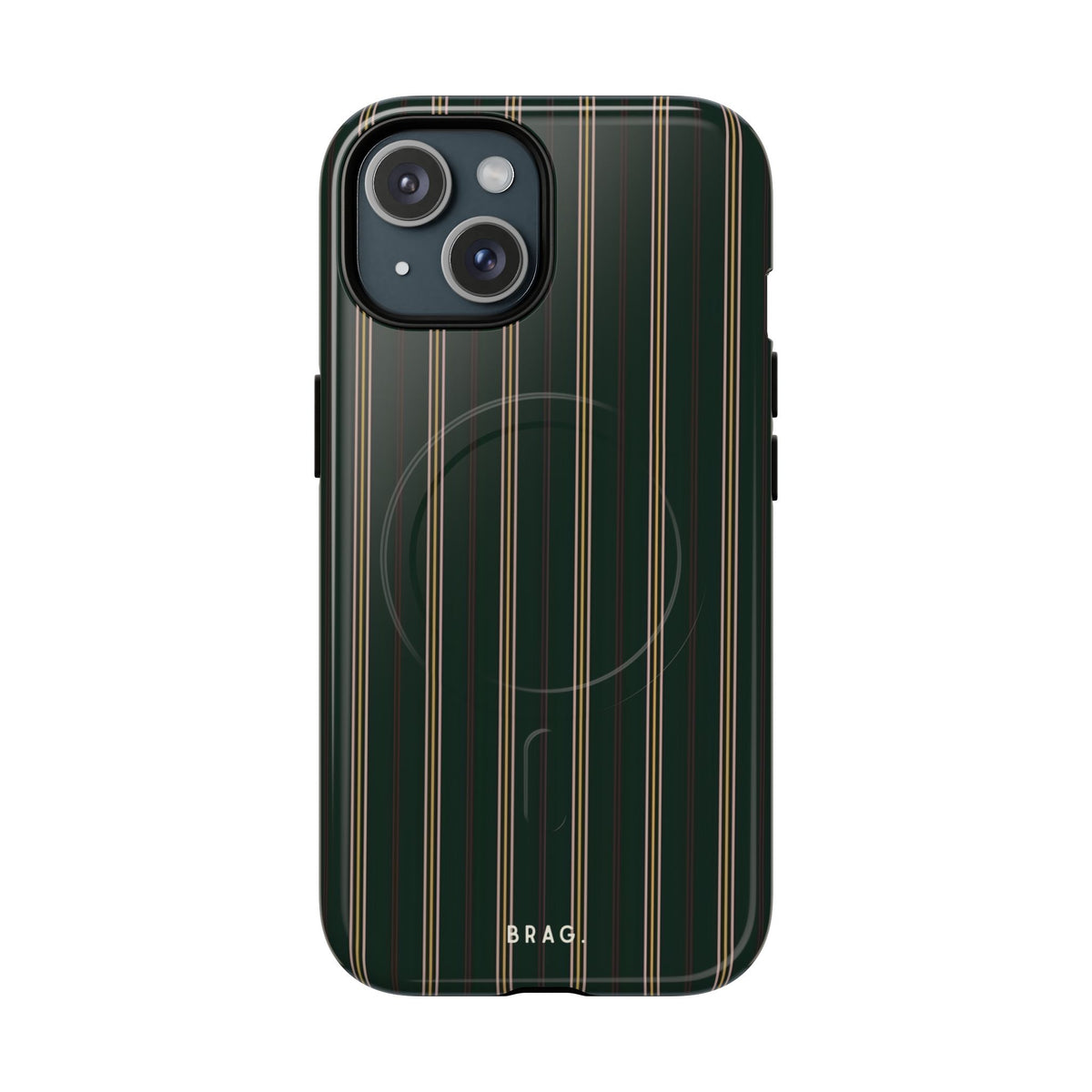 Vintage Pinstripe MagSafe Tough Phone Case — Magnetic Protective Cover