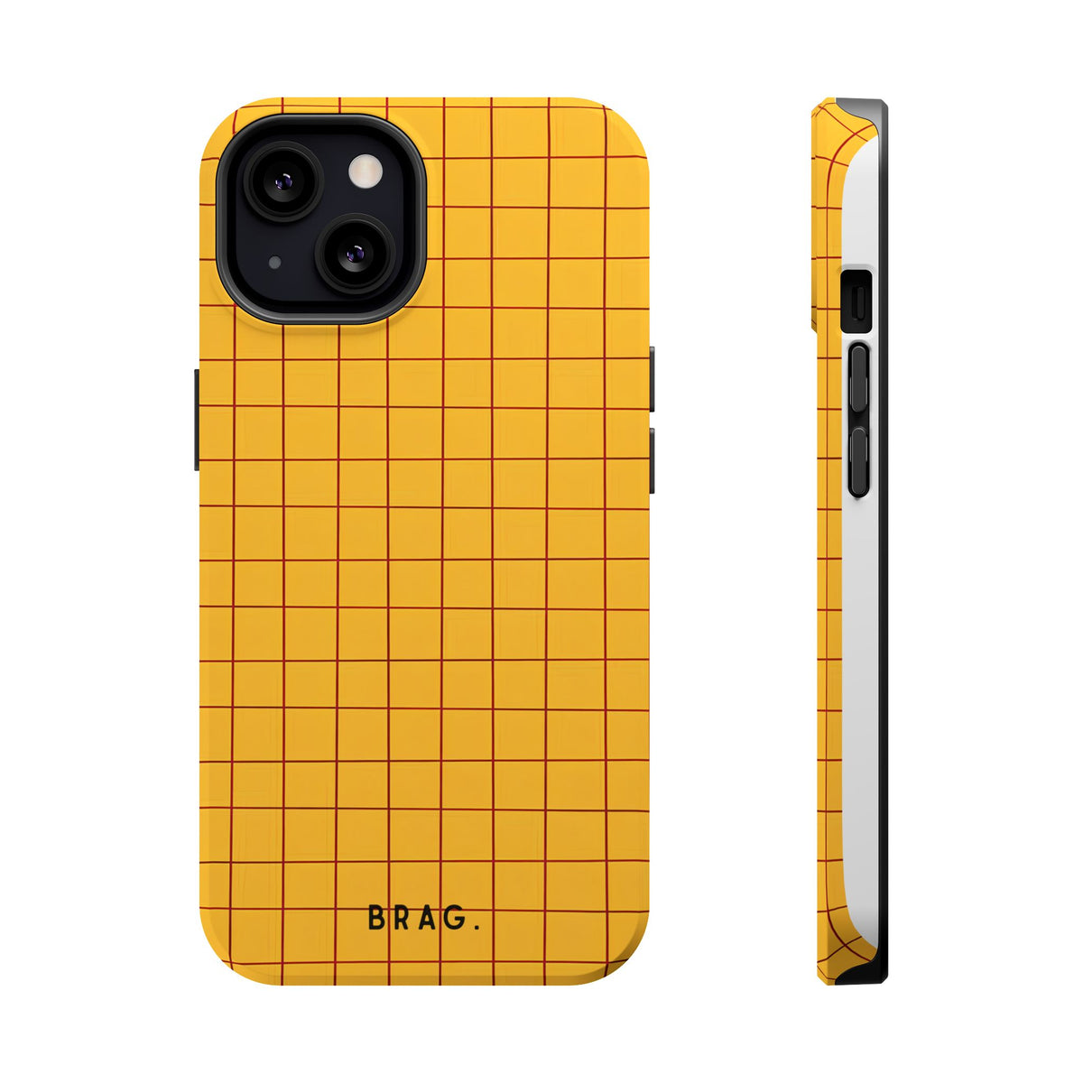 Cheese Grid Magnetic Impact-Resistant Phone Case