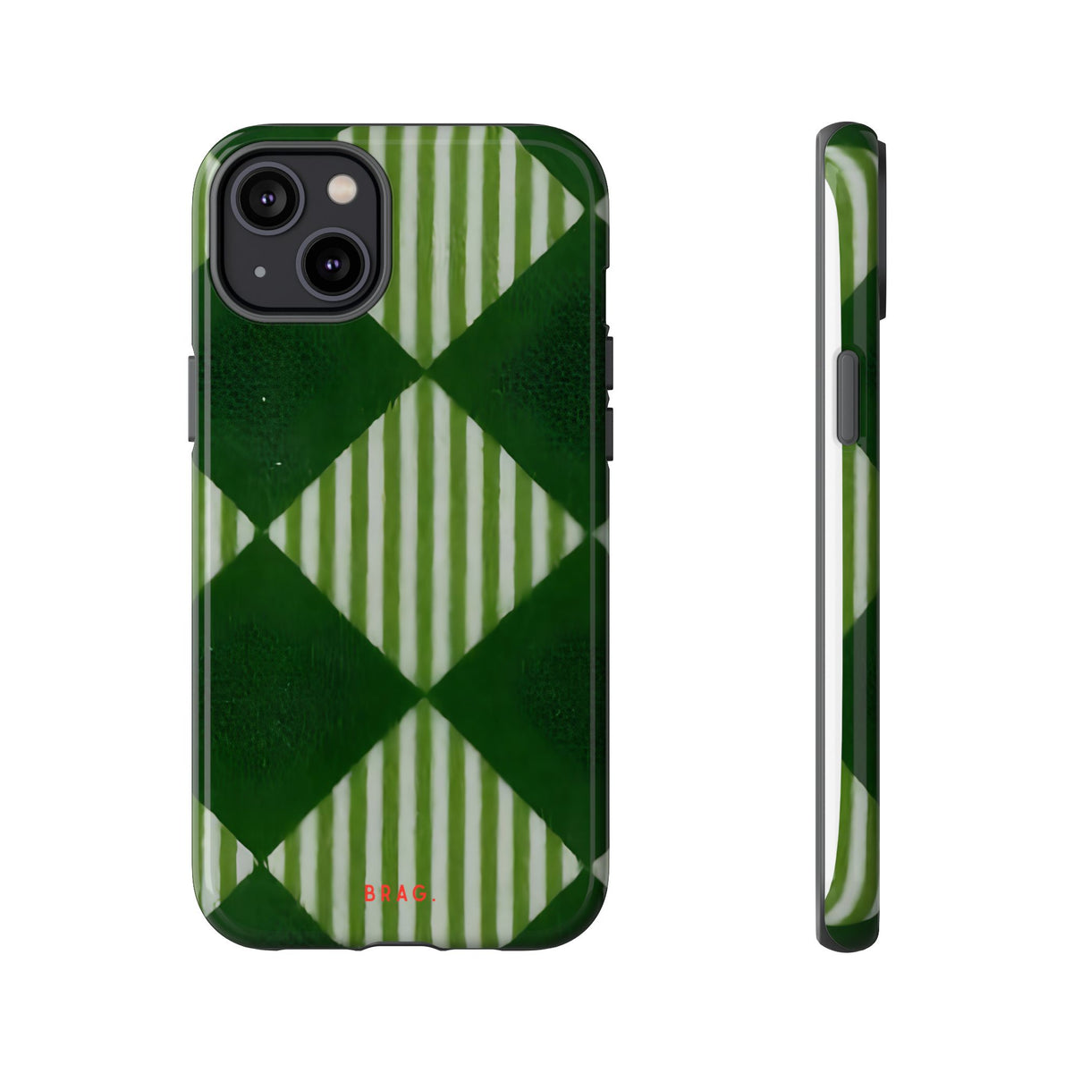 Woven Pattern Tough Phone Case – Shockproof Protective iPhone Cover