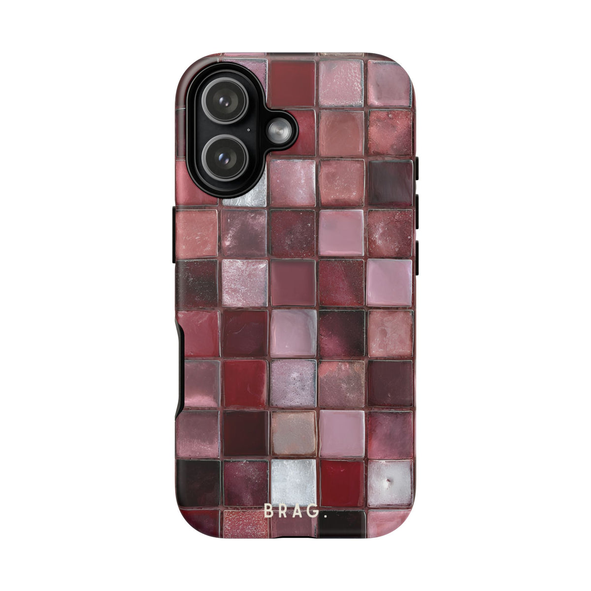 Cherry Tile Tough Phone Case – Shockproof Protective iPhone Cover