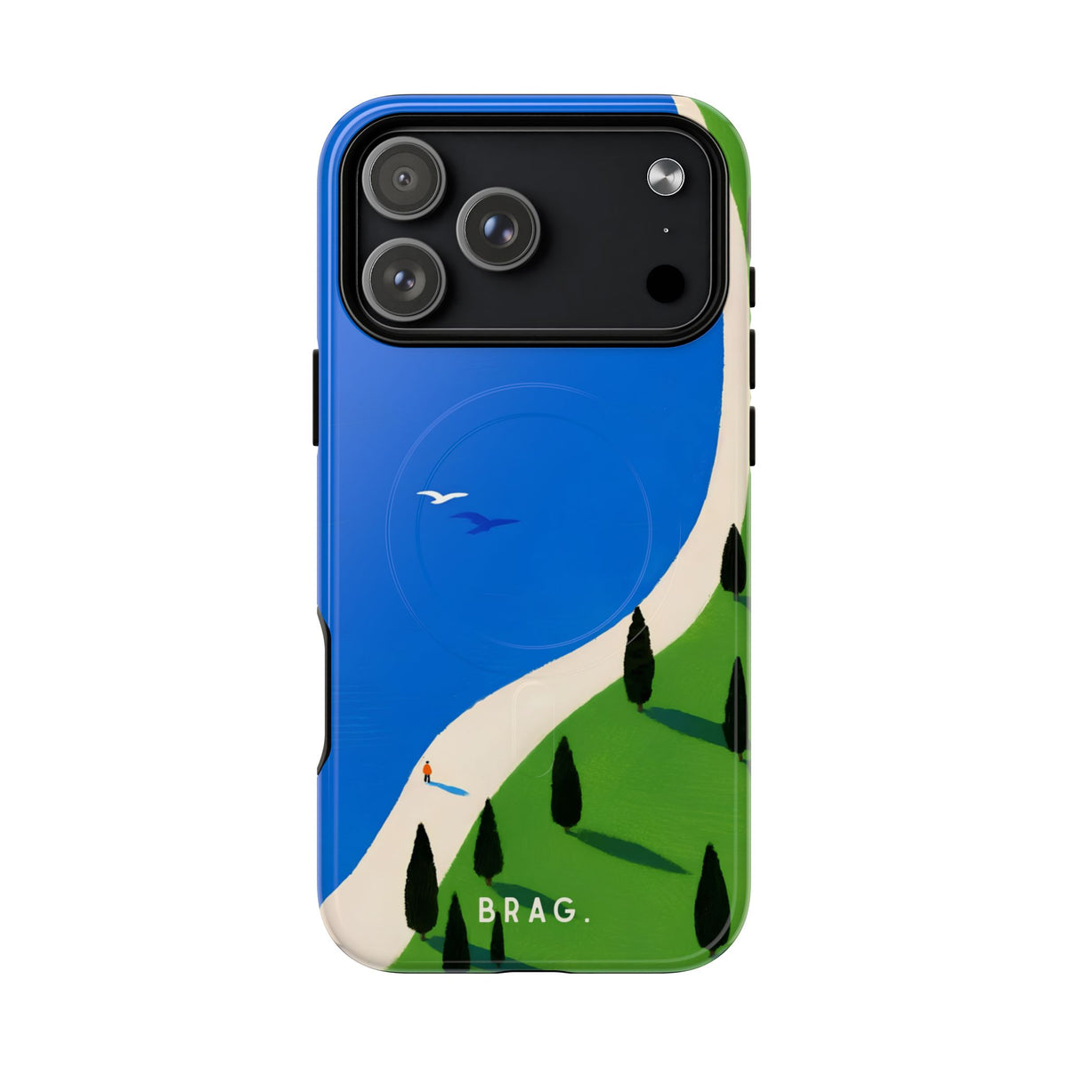 Blue Escape MagSafe Tough Phone Case — Magnetic Protective Cover