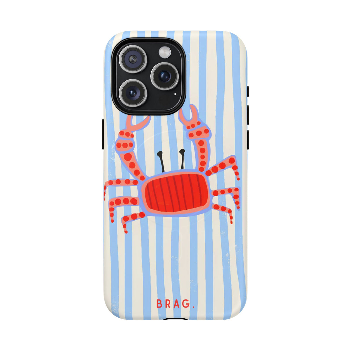 Azure Crab MagSafe Tough Phone Case — Magnetic Protective Cover