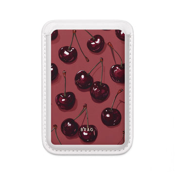 Cherry Babe MagSafe Vegan Wallet — Slim Phone Card Holder
