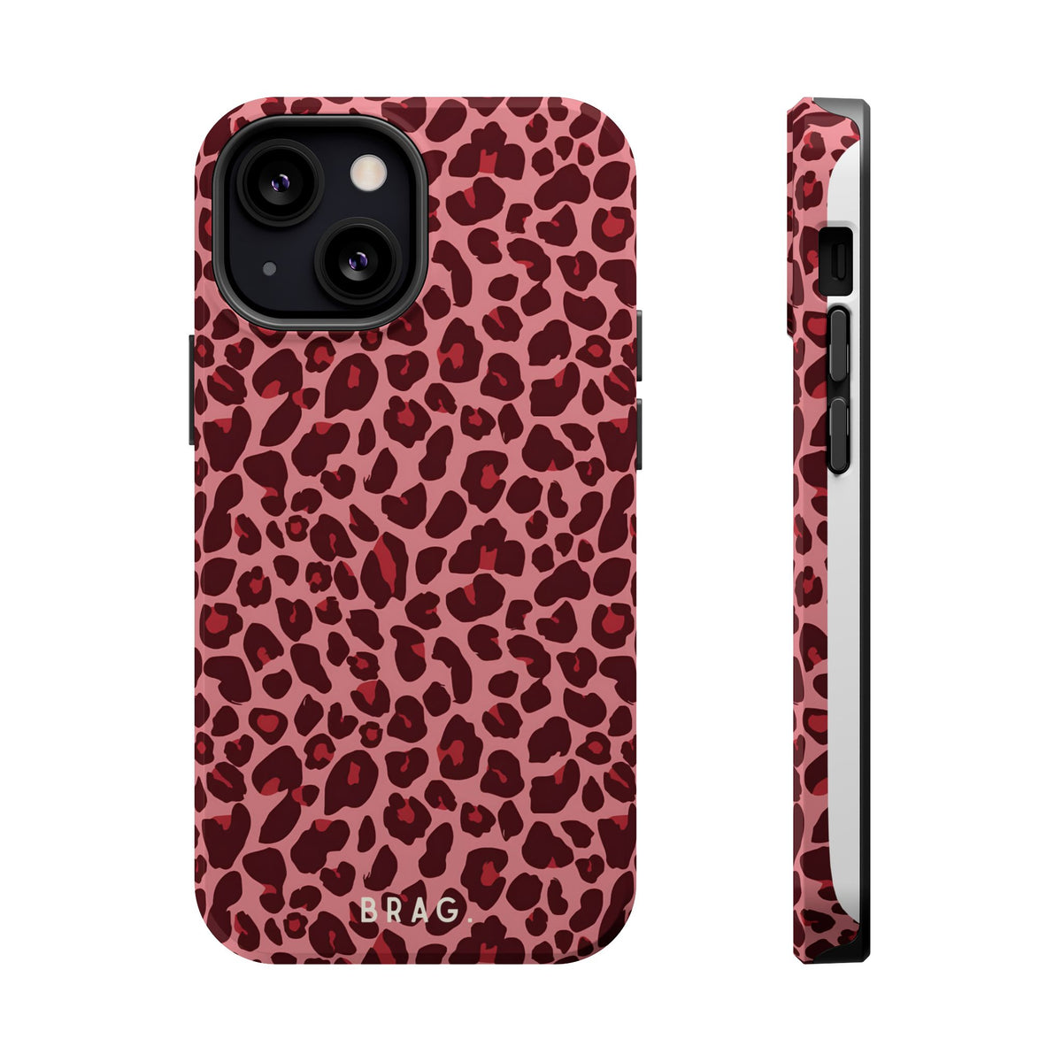 Leopard Love Magnetic Impact-Resistant Phone Case