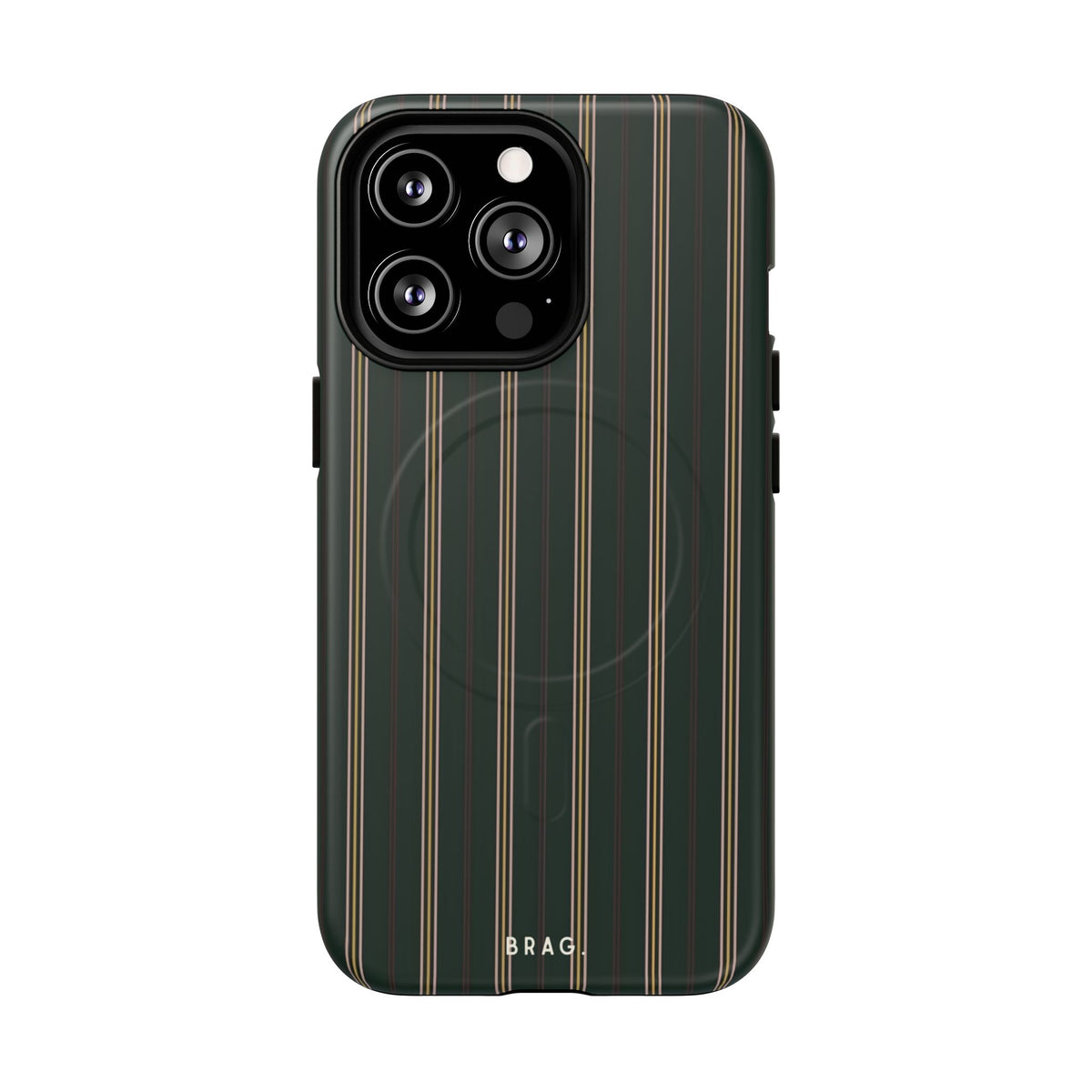 Vintage Pinstripe MagSafe Tough Phone Case — Magnetic Protective Cover