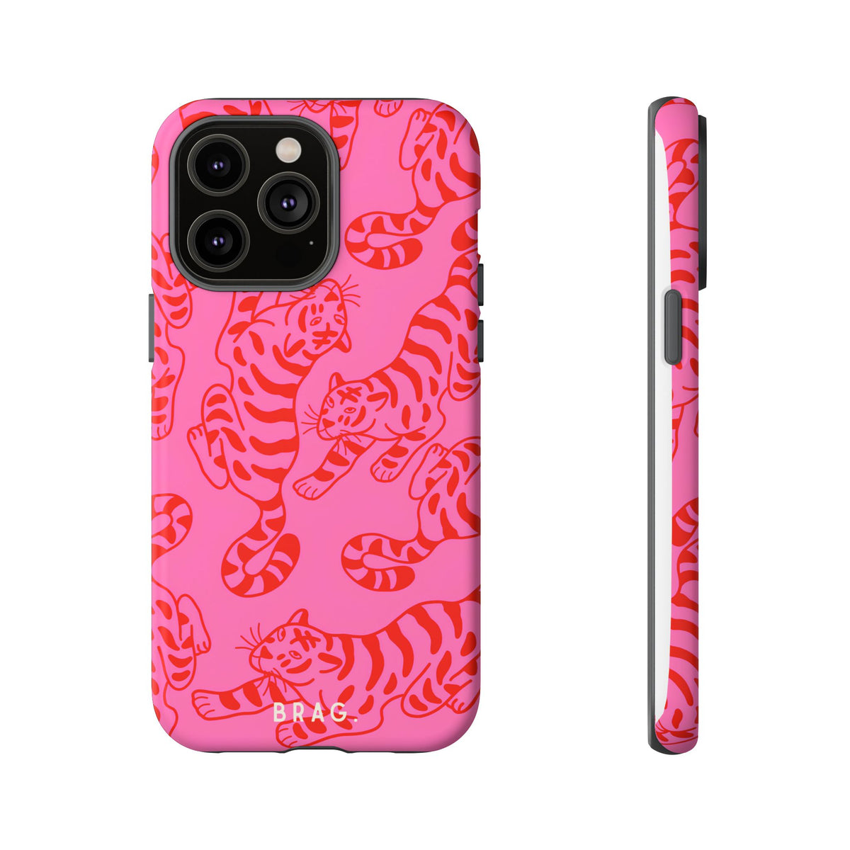 Tiger Lily Tough Phone Case – Shockproof Protective iPhone Cover