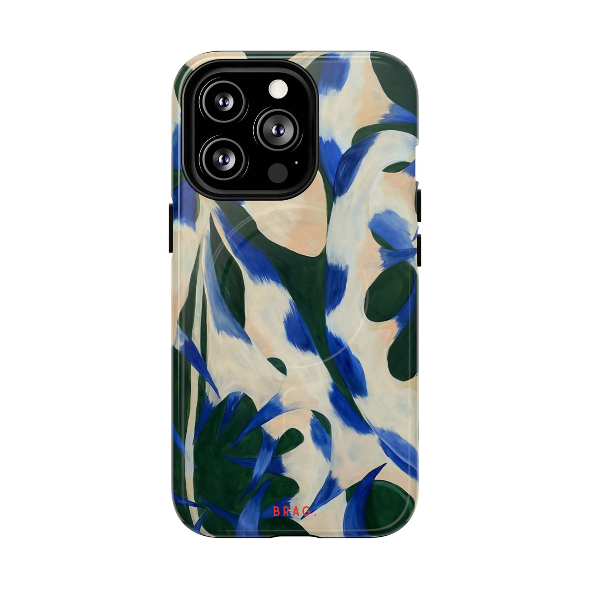 Blue Garden MagSafe Tough Phone Case — Magnetic Protective Cover