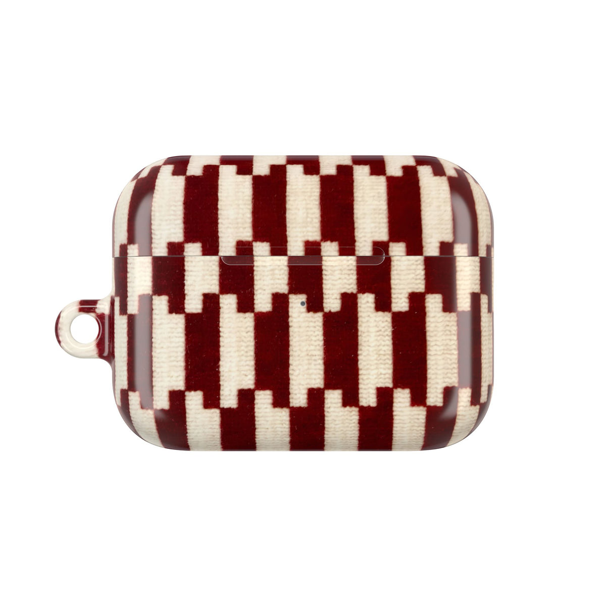 Wine & Cream AirPod Case – Slim Protective Charging Case