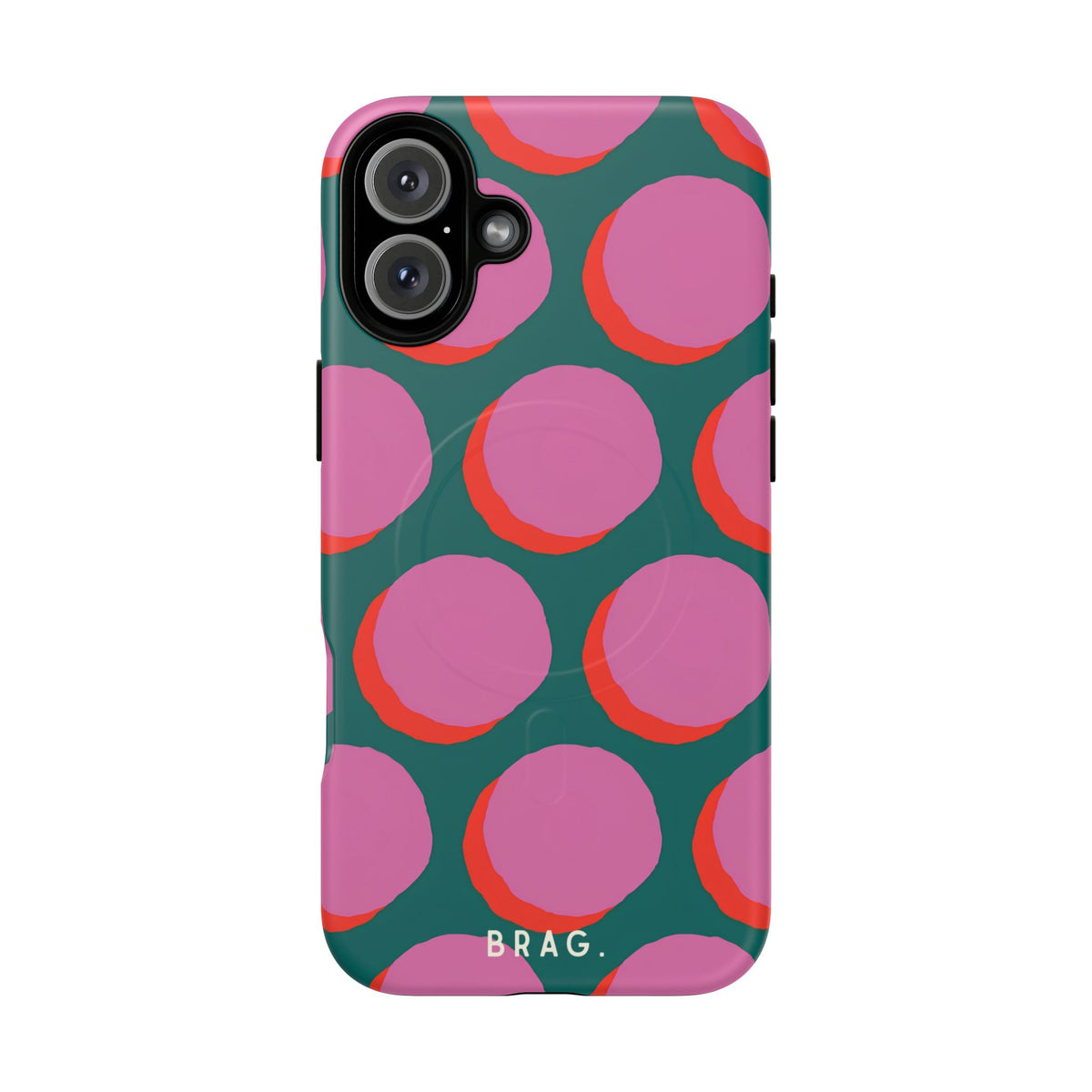 Pink Moon MagSafe Tough Phone Case — Magnetic Protective Cover