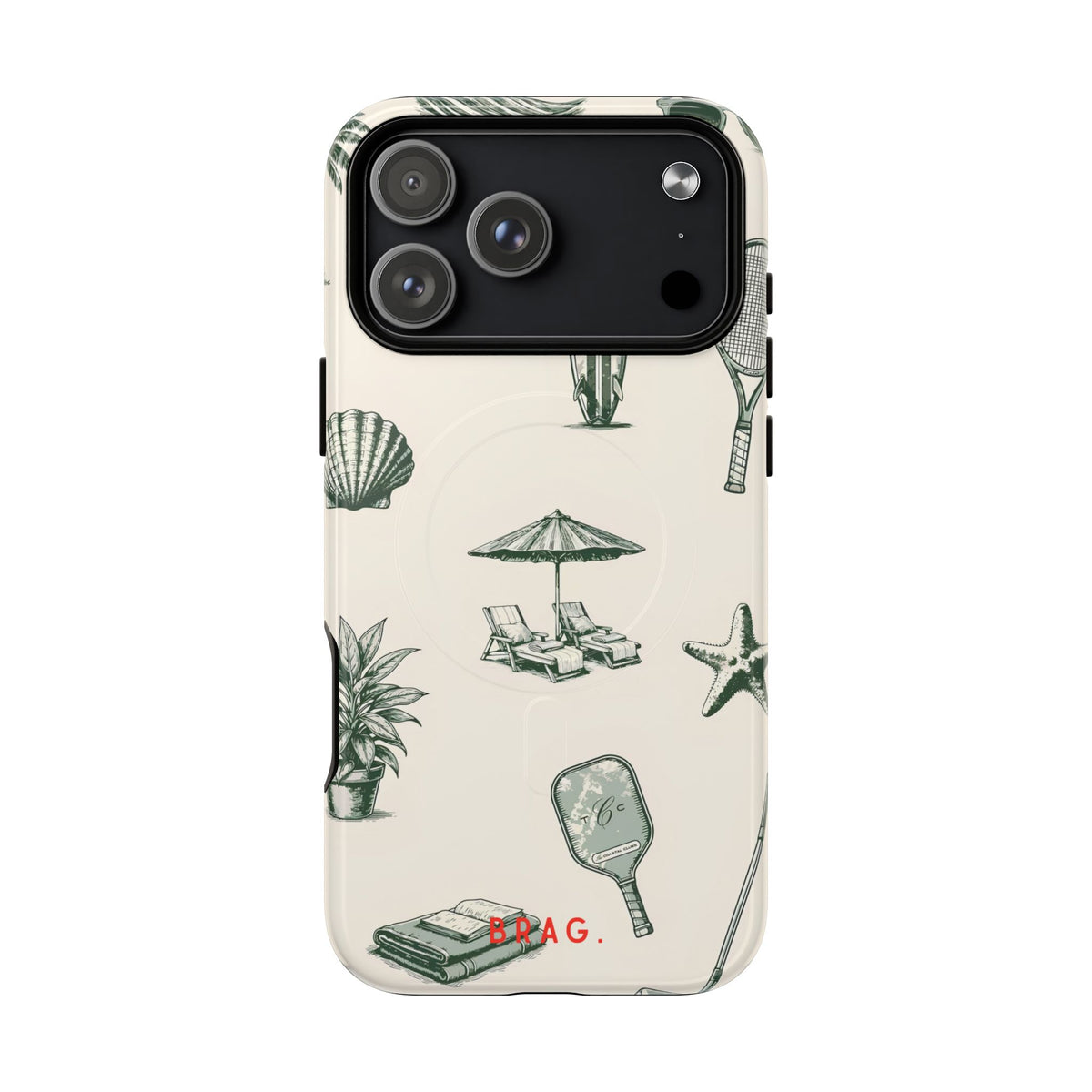 Beach Club MagSafe Tough Phone Case — Magnetic Protective Cover