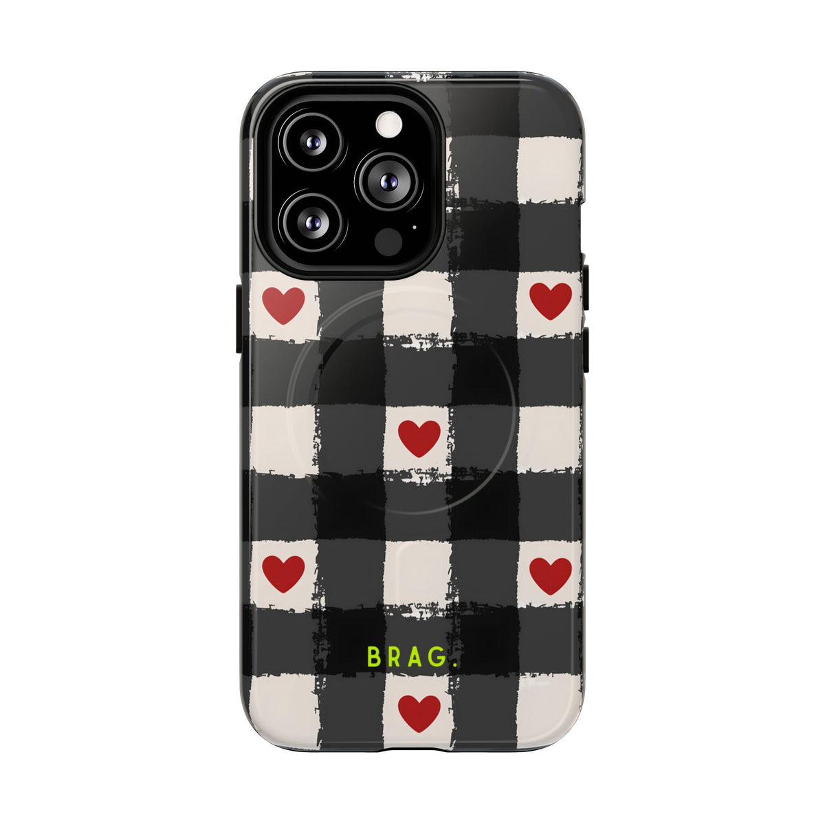 Lucky Heart MagSafe Tough Phone Case — Magnetic Protective Cover