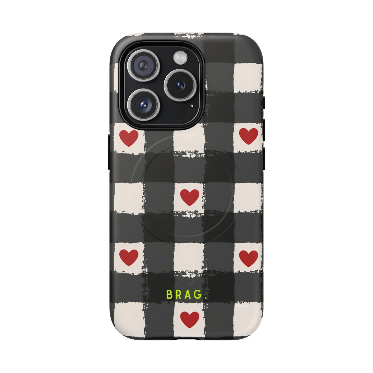 Lucky Heart MagSafe Tough Phone Case — Magnetic Protective Cover
