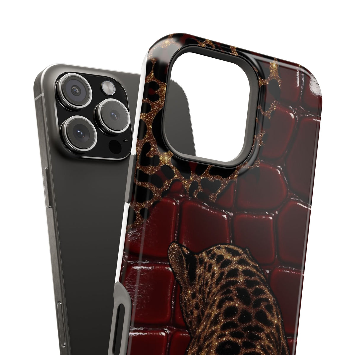 Leopard Lounge Magnetic Impact-Resistant Phone Case