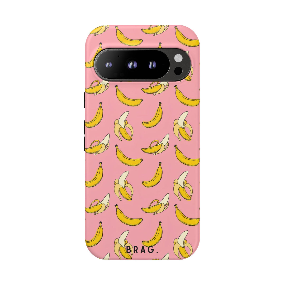 Banana Blush Tough Phone Case – Shockproof Protective iPhone Cover
