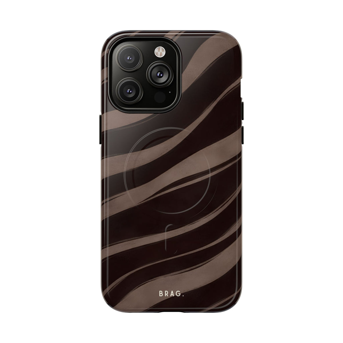 Zebra Wave MagSafe Tough Phone Case — Magnetic Protective Cover