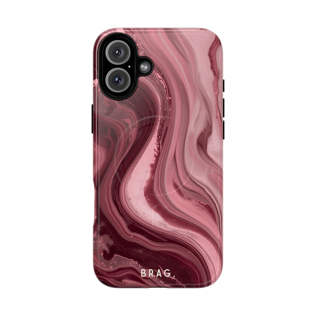 Cherry Smoke MagSafe Tough Phone Case — Magnetic Protective Cover
