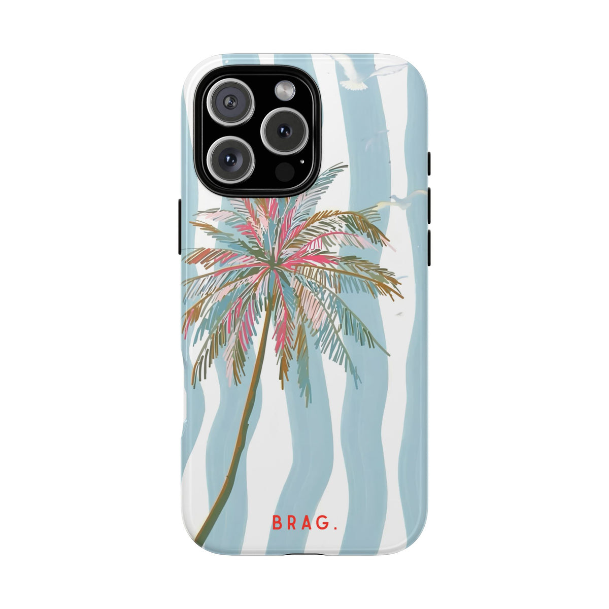 Palm Breeze Tough Phone Case – Shockproof Protective iPhone Cover