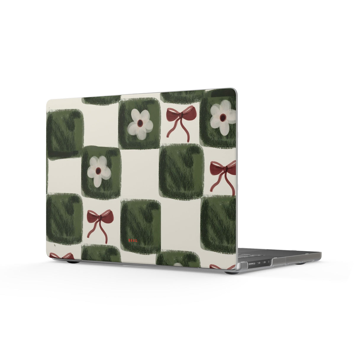 Garden Mosaic Matte MacBook Case — Slim Protective Laptop Cover