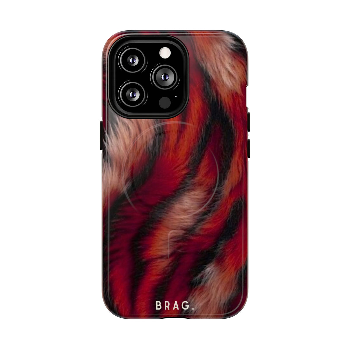 Red Rush MagSafe Tough Phone Case — Magnetic Protective Cover