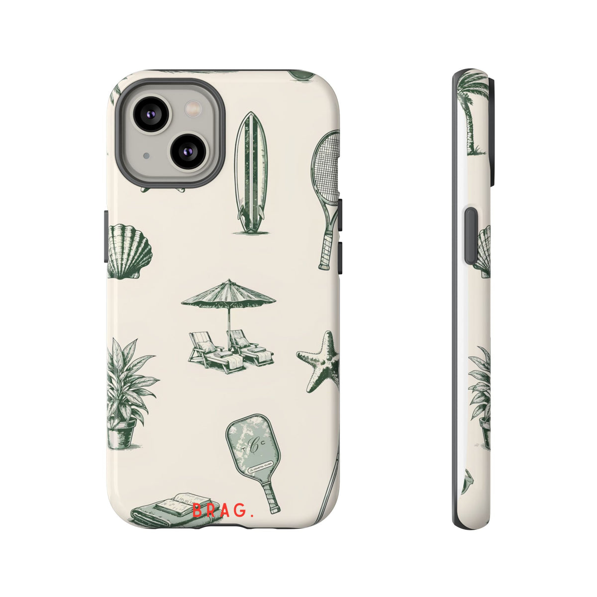 Beach Club Tough Phone Case – Shockproof Protective iPhone Cover