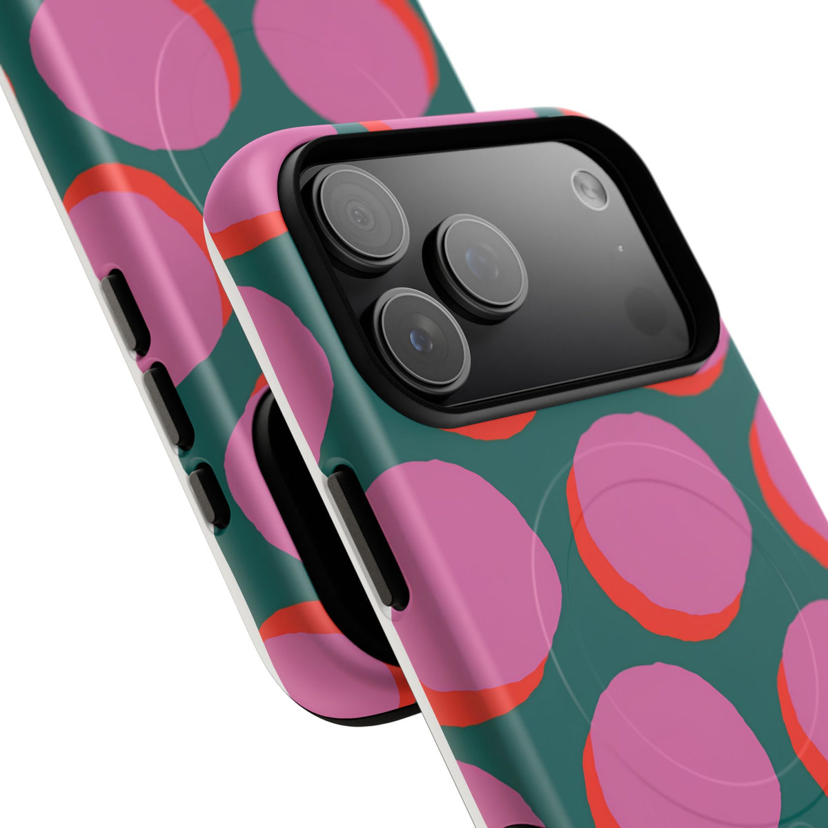 Pink Moon MagSafe Tough Phone Case — Magnetic Protective Cover