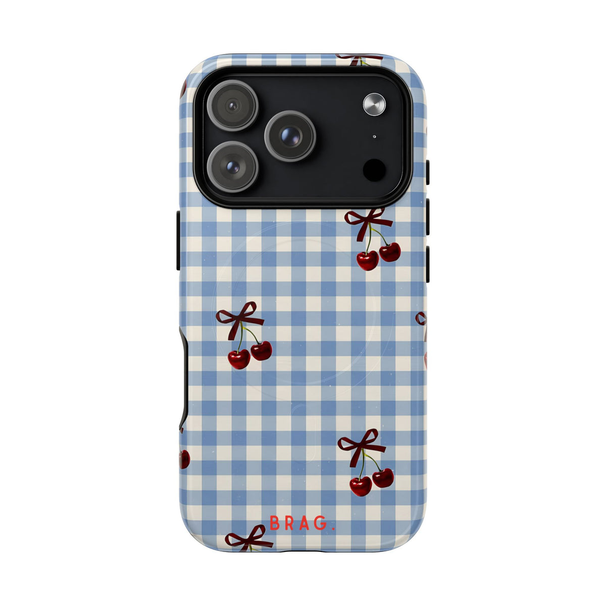 Cherry Picnic MagSafe Tough Phone Case — Magnetic Protective Cover