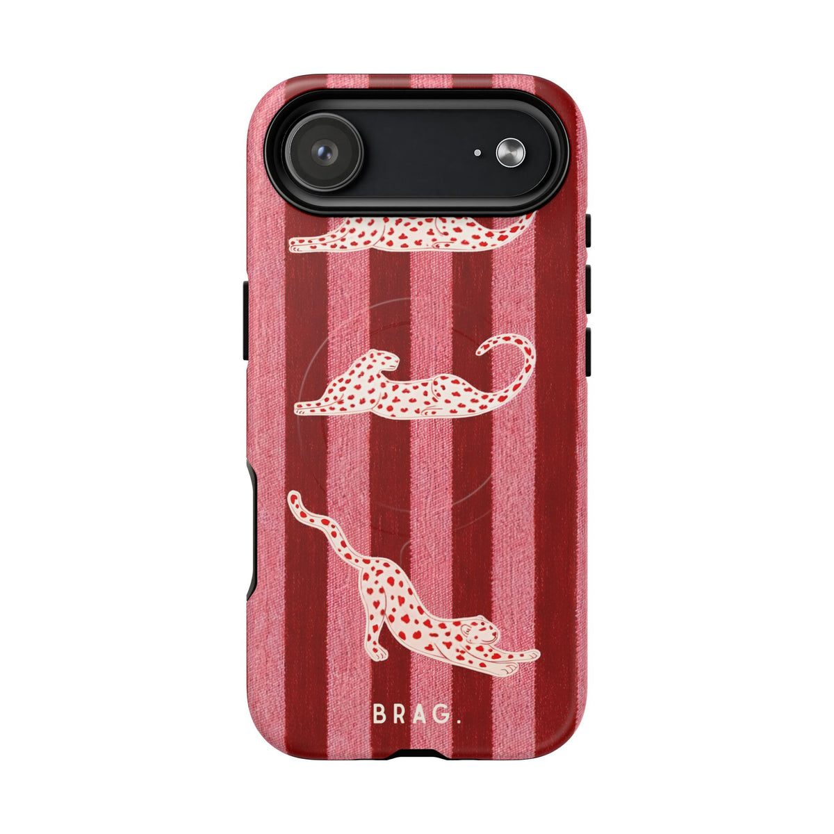 Pink Safari MagSafe Tough Phone Case — Magnetic Protective Cover