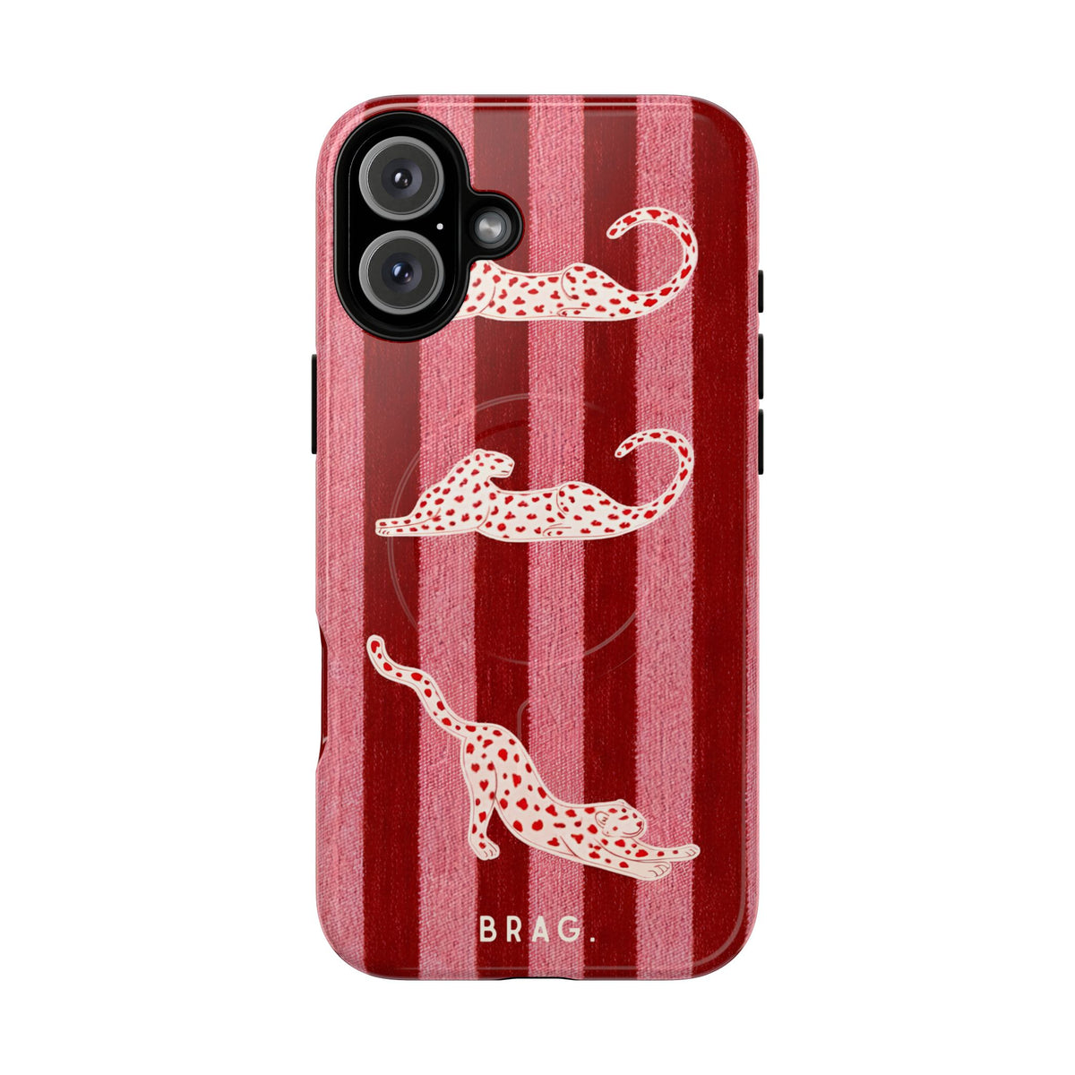 Pink Safari MagSafe Tough Phone Case — Magnetic Protective Cover