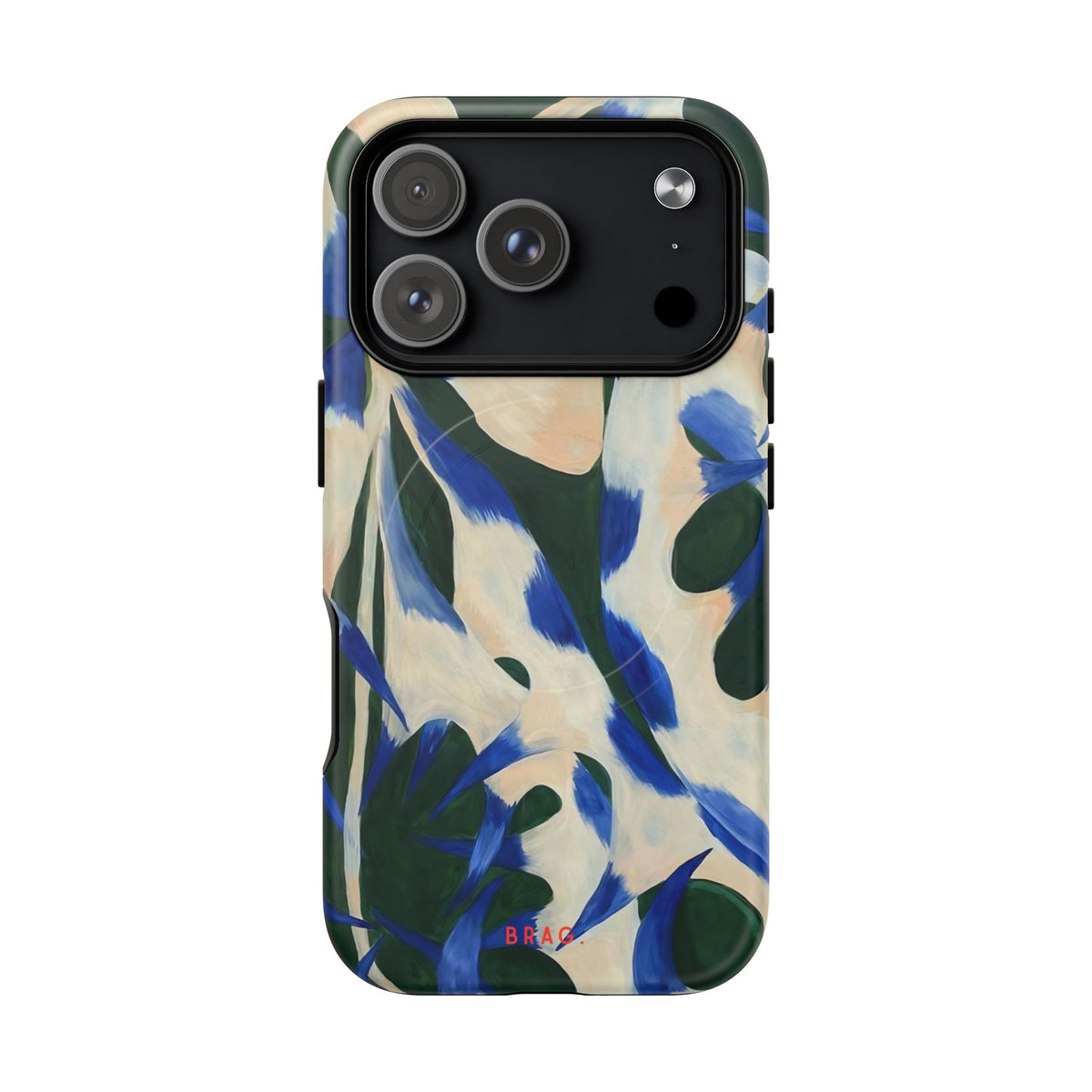 Blue Garden MagSafe Tough Phone Case — Magnetic Protective Cover