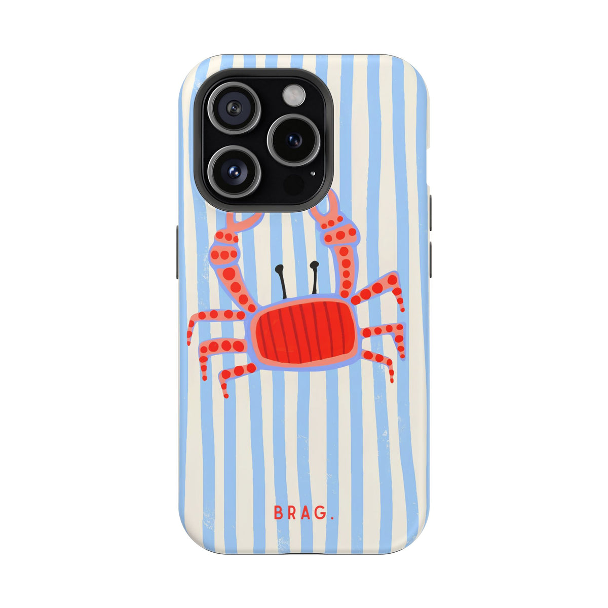 Azure Crab Magnetic Impact-Resistant Phone Case