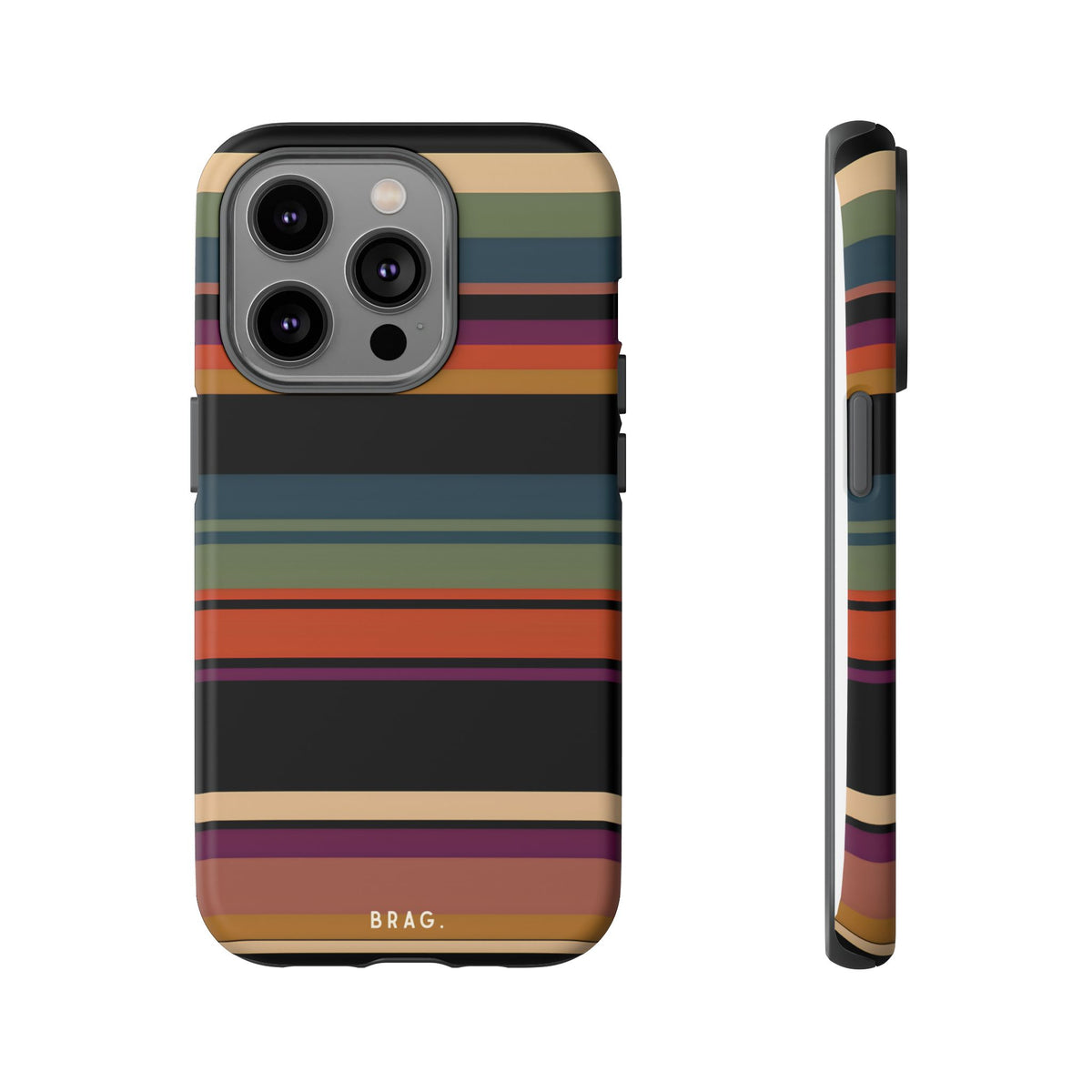 Market Stripe Tough Phone Case – Shockproof Protective iPhone Cover