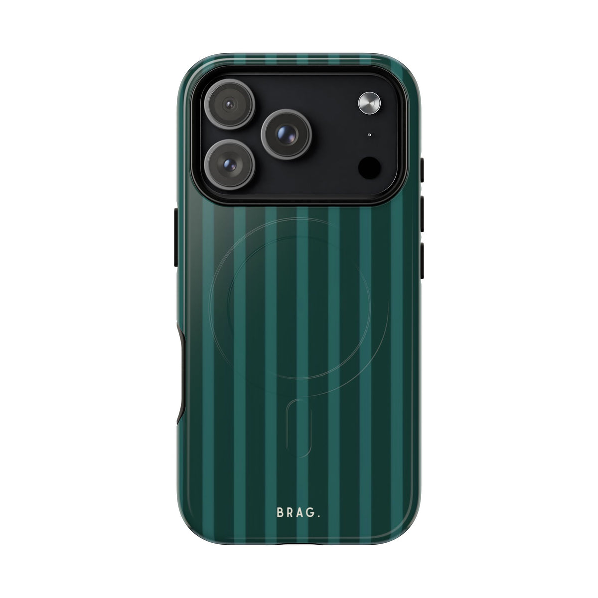 Forest Stripe MagSafe Tough Phone Case — Magnetic Protective Cover