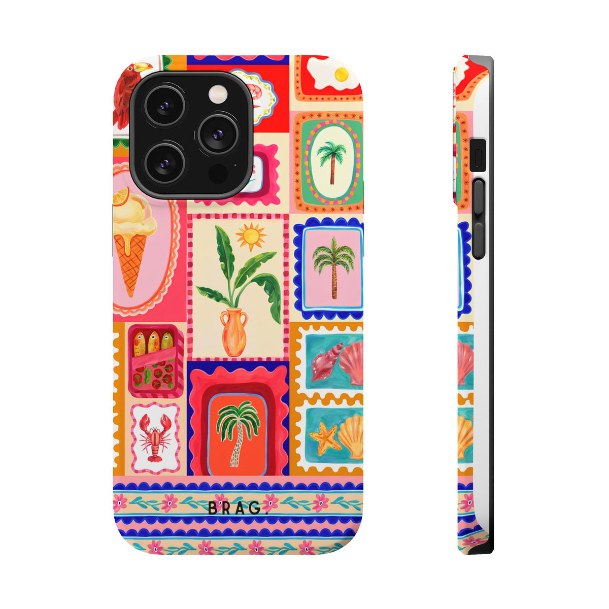Postcard Magnetic Impact-Resistant Phone Case